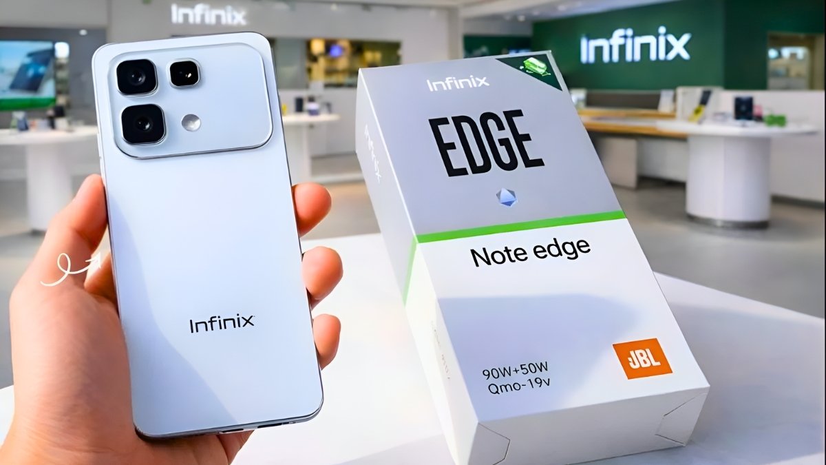 Infinix Note Edge 2026 First Look Dimensity 7100 5G with Long Lasting Battery & Curved Screen